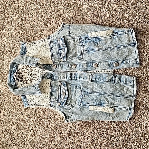 Gilet En Jean Femme Artisan NY Taille M – Neuf Avec étiquettes – Bleu Délavé – Style Décontracté